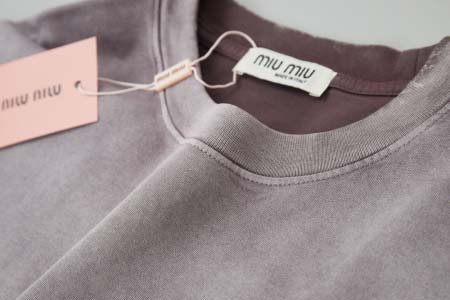 2025年6月24日入荷新作Miumiu半袖 tシャツ★誕生日プレゼント/ファッションの流行/贈り物/LWC工場S-XL