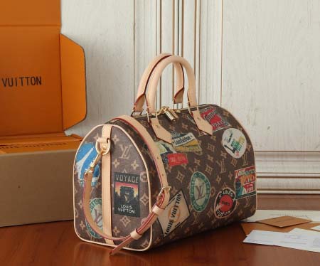 2025年6月26日入荷Louis Vuitton バッグ Speedy Bandoulire 30 Monogram Gaston-Louis Vuitton Monogram :M47087:30CMx21CMx17CM 高品質人気の新