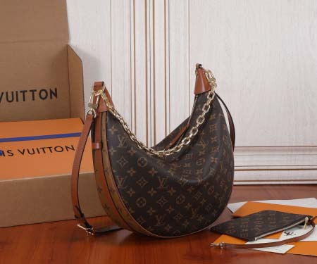 2025年6月26日入荷Louis Vuitton バッグLoop Hobo Monogram Monogram Reverse Monogram Monogram Reverse :M46311:38CMx26CMx10CM 高品質人気の
