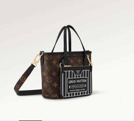 2025年6月26日入荷Louis Vuitton バッグNeverfull Bandoulire Inside Out BB Monogram :M12099:24CMx14CMx9CM 高品質人気の新作/誕生日プレゼント/SQ工場