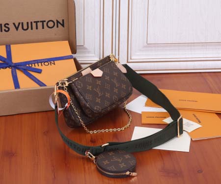 2025年6月26日入荷Louis Vuitton バッグMulti Pochette Accessories Monogram :M44813:24CMx13.5CMx4CM 高品質人気の新作/誕生日プレゼント/SQ工場