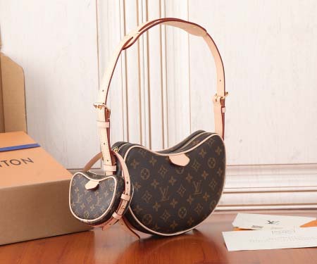 2025年6月26日入荷Louis Vuitton バッグCroissant Monogram  :M46828:25CMx15CMx5CM 高品質人気の新作/誕生日プレゼント/SQ工場