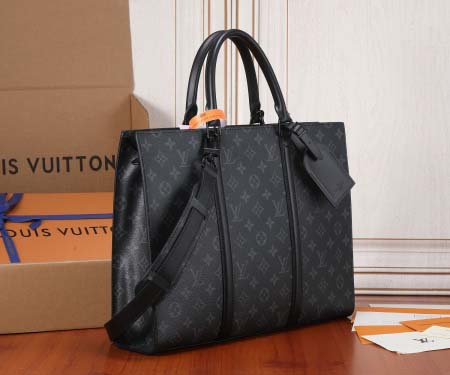 2025年6月26日入荷Louis Vuitton バッグSac Plat Horizontal Zipp Monogram Eclipse LV  :M45265:39CMx30CMx7CM 高品質人気の新作/誕生日プレゼント/SQ工場