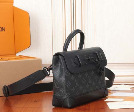 2025年6月26日入荷Louis Vuitton バッグSteamer Steamer Monogram Eclipse Monogram Eclipse Steamer :M46953:25CMx19CMx8CM 高品質人気の新作/誕生