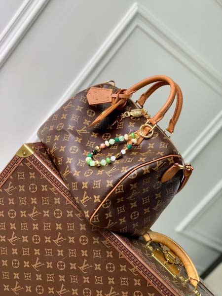 2025年6月26日Louis Vuitton バッグSpeedy Soft 30 Dark Monogram Toron Monogram Zippy :N87212:30CMx21CMx17CM 高品質人気の新作/誕生日プレゼント/SQ