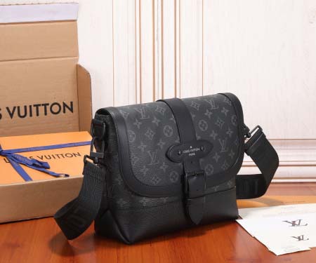 2025年6月26日Louis Vuitton バッグ 1986  Saumur  Monogram Eclipse Monogram Eclipse :M45911:30CMx23CMx11CM 高品質人気の新作/誕生日プレゼント/SQ工