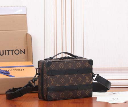 2025年6月26日Louis Vuitton バッグ Handle Soft Trunk  Monogram Macassar Monogram Macassar :M45935:21.5CMx15CMx7CM 高品質人気の新作/誕生日プ