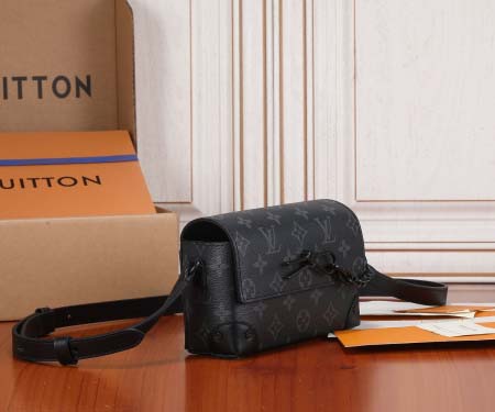 2025年6月26日Louis Vuitton バッグ  Steamer  Monogram Eclipse  Steamer Monogram Eclipse Steamer :M81783:18CMx11CMx6.5CM 高品質人気の新