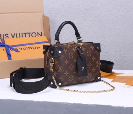 2025年6月26日Louis Vuitton バッグPetite Malle Souple  Monogram Louis Vuitton Malletier Monogram :M45571:20CMx14CMx7.5CM 高品質人気の