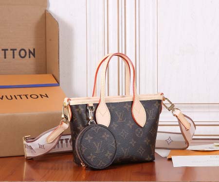 2025年6月26日Louis Vuitton バッグ Neverfull BB  Neverfull D Monogram D :M46705:24CMx14CMx9CM 高品質人気の新作/誕生日プレゼント/SQ工場