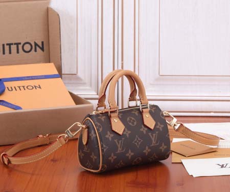 2025年6月26日Louis Vuitton バッグNano Speedy  Speedy  Monogram Monogram :M81085:16CMx10CMx7.5CM 高品質人気の新作/誕生日プレゼント/SQ工場