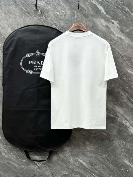 2025年6月30日入荷新作Prada半袖Tシャツ 高级品超厳選★入手困難/誕生日プレゼント/MF工場