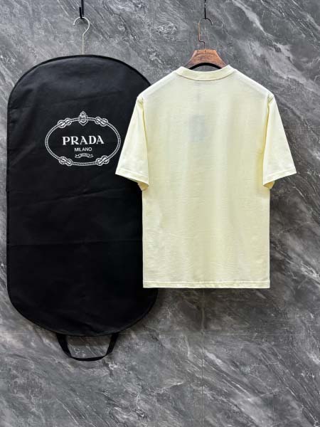 2025年6月30日入荷新作Prada半袖Tシャツ 高级品超厳選★入手困難/誕生日プレゼント/MF工場