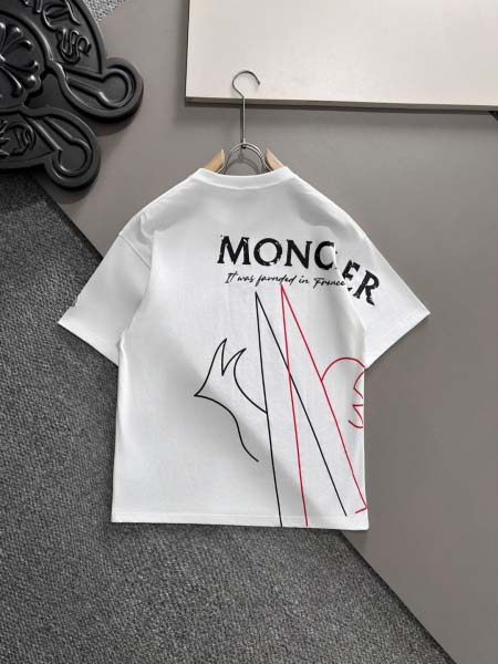 2025年6月30日入荷新作Moncler半袖Tシャツ 高级品超厳選★入手困難/誕生日プレゼント/MF工場