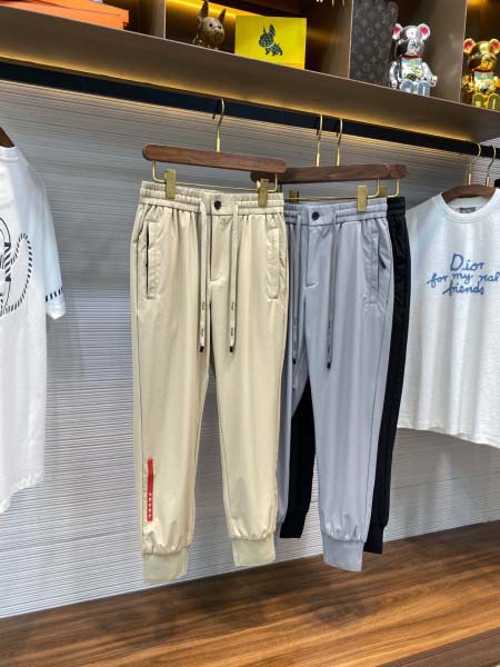 2025年6月30日入荷新作Prada春夏スウェットパンツ 高级品超厳選★入手困難/誕生日プレゼント/MF工場