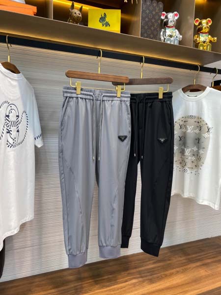 2025年6月30日入荷新作Prada春夏スウェットパンツ 高级品超厳選★入手困難/誕生日プレゼント/MF工場