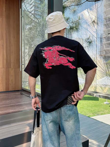 2025年6月30日入荷新作Burberry半袖Tシャツ 高级品超厳選★入手困難/誕生日プレゼント/MF工場