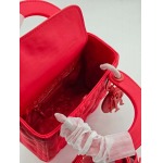 2025年6月5日入荷新作17CMx15CMx7CM  Lady Dior  お安い/人気/革/バッグ/SY工場