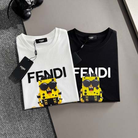 2025年6月6日入荷新作FENDI半袖 Tシャツ誕生日プレ...
