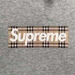2025年6月12日入荷新作 SUPREME X BURBERRY BOX LOGO HOODED  S-XL 誕生日プレゼント/男女兼用/高品質/正規品と同じ人気/16工場