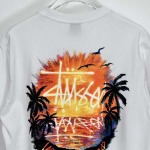 2025年6月12日入荷新作STUSSY SS24 SUNSET TEE T  S-XL 誕生日プレゼント/男女兼用/高品質/正規品と同じ人気/16工場