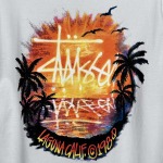 2025年6月12日入荷新作STUSSY SS24 SUNSET TEE T  S-XL 誕生日プレゼント/男女兼用/高品質/正規品と同じ人気/16工場
