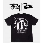 2025年6月12日入荷新作STUSSY X PATTA  SS24  TEE T  S-XL 誕生日プレゼント/男女兼用/高品質/正規品と同じ人気/16工場