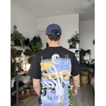 2025年6月12日入荷新作STUSSY X DAVID SS24  CARSON DINO TEE Tee  S-XL 誕生日プレゼント/男女兼用/高品質/正規品と同じ人気/16工場