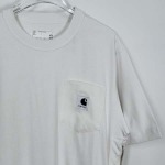 2025年6月13日入荷新作SACAI X CARHARTT  S/S24  POCKET TEE Tee 1-4（S- XL）誕生日プレゼント/男女兼用/高品質/正規品と同じ人気/16工場