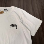 2025年6月13日入荷新作STUSSY 23SS PLUSH TEE logo 8 Tee  S-XL誕生日プレゼント/男女兼用/高品質/正規品と同じ人気/16工場