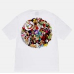 2025年6月13日入荷新作STUSSY 23SS PLUSH TEE logo 8 Tee  S-XL誕生日プレゼント/男女兼用/高品質/正規品と同じ人気/16工場