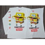 2025年6月13日入荷新作 T  SUPREME SS25 SPONGEBOB CASTELLI RACING L/S TEE  誕生日プレゼント/男女兼用/高品質/正規品と同じ人気/16工場