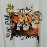 2025年6月13日入荷新作DT STUSSY X DENIM  SS25 TEARS ANNIE LEE TEE  S- XL    誕生日プレゼント/男女兼用/高品質/正規品と同じ人気/16工場