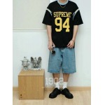 2025年6月13日入荷新作94T SUPREME SS25 SPLIT S/S FOOTBALL TOP   S- XL    誕生日プレゼント/男女兼用/高品質/正規品と同じ人気/16工場
