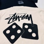 2025年6月13日入荷新作  STUSSY SS25 DICE TEE PIGMENT DYED T  S-XL    誕生日プレゼント/男女兼用/高品質/正規品と同じ人気/16工場