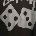 2025年6月13日入荷新作STUSSY SS25 DICE TEE PIGMENT DYED T  S-XL    誕生日プレゼント/男女兼用/高品質/正規品と同じ人気/16工場