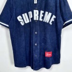 2025年6月14日入荷新作SUPREME SS24 ULTRASUEDE MESH BASEBALL JERSEY S-XL   誕生日プレゼント/男女兼用/高品質/正規品と同じ人気/16工場