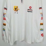 2025年6月14日入荷新作T SUPREME SS25 SPONGEBOB CASTELLI RACING L/S TEE S-XL  誕生日プレゼント/男女兼用/高品質/正規品と同じ人気/16工場