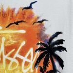 2025年6月14日入荷新作STUSSY SS24 SUNSET TEE T S-XL  誕生日プレゼント/男女兼用/高品質/正規品と同じ人気/16工場