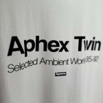2025年6月14日入荷新作AT Supreme SS25 Aphex Twin Ambient Works Tee S- XL  誕生日プレゼント/男女兼用/高品質/正規品と同じ人気/16工場