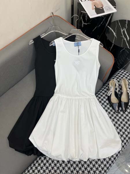 2025年6月18日入荷春夏新作Pradaワンピースファッシ...