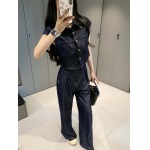 2025年6月18日入荷春夏新作VALENTINOデニム セット上下ファッション/誕生日プレゼント/贈り物 can工場