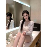 2025年6月18日入荷春夏新作CHANEL キャミソール+カーディガンファッション/誕生日プレゼント/贈り物 can工場