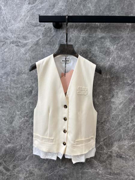 2025年6月18日入荷春夏新作Miumiuタンクトップファ...