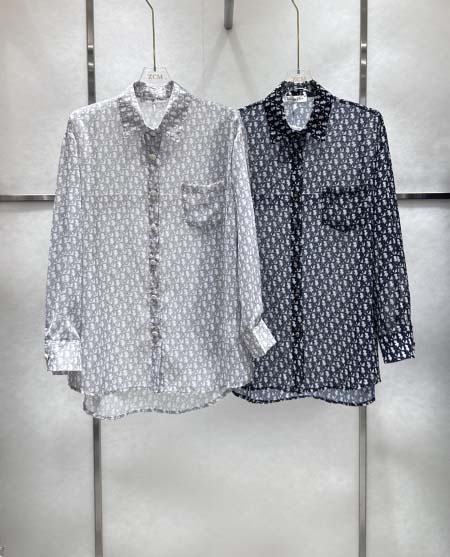 2025年6月18日入荷春夏新作Dior 春夏長袖 シャツフ...