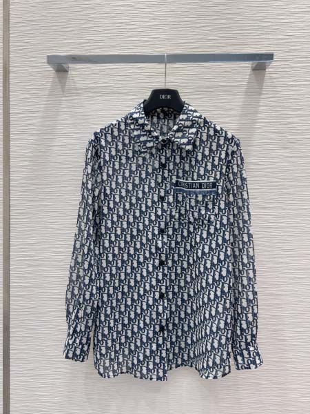 2025年6月18日入荷春夏新作Dior 春夏長袖 シャツフ...