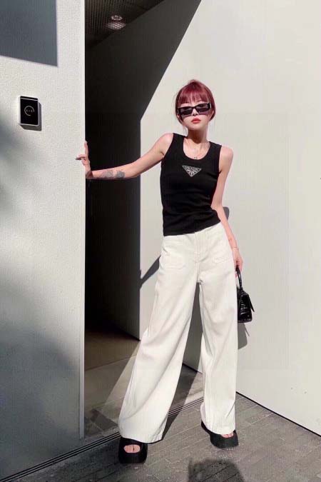 2025年6月18日入荷春夏新作Pradaタンクトップファッ...