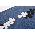 2025年6月22日入荷新作Chrome heartsデニムパンツ 原版復刻人気で【极品】/YGY工場