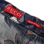 2025年6月23日入荷新作Gucciデニムパンツ 原版復刻人気で【极品】/正規品と同じサイズ/YGY工場