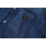 2025年6月23日入荷新作Pradaデニムのシャツ 原版復刻人気で【极品】/正規品と同じサイズ/YGY工場